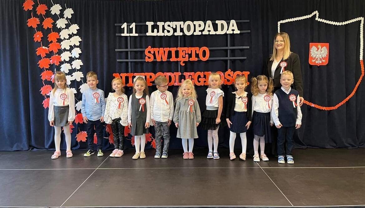 Apel z okazji Dnia Niepodległości w przedszkolu
