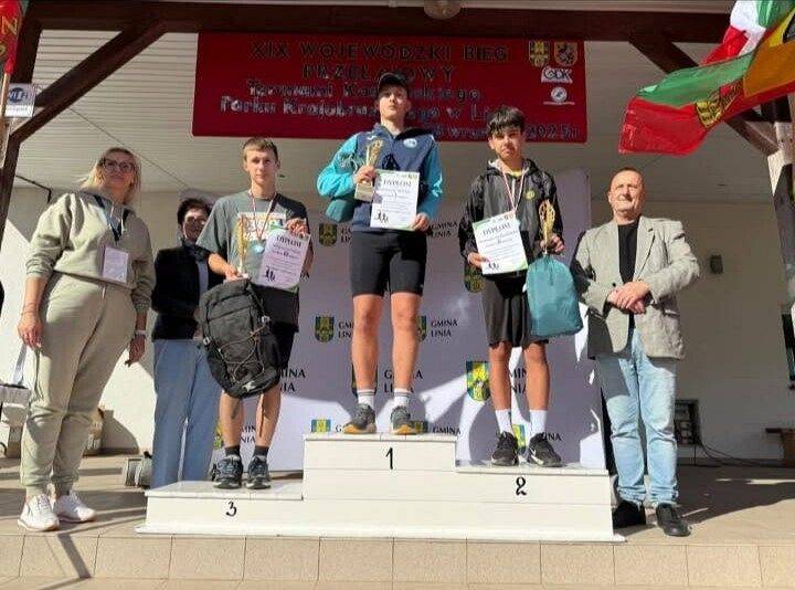 XIX Wojewódzki Bieg Przełajowy Terenami Kaszubskiego    Parku Krajobrazowego w Lini‍