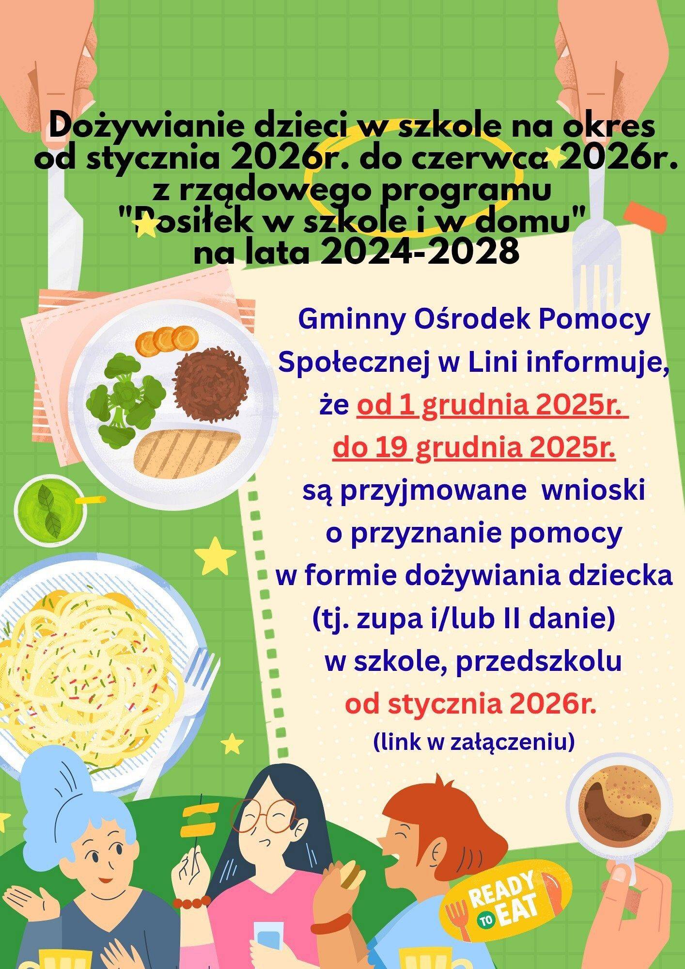 Rusza nabór na dożywianie dzieci w szkole