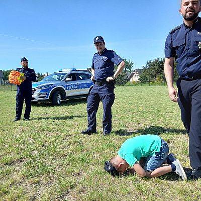 Policjanci z wizytą w Przedszkolu