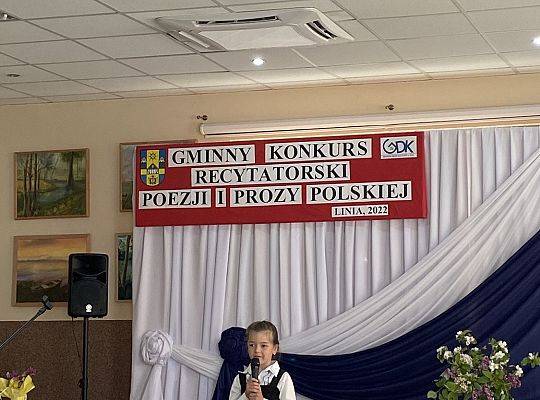 Grafika #4: Gminny Konkurs Recytatorski