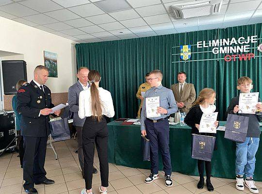 Gminne Eliminacje Ogólnopolskiego Turnieju Wiedzy Pożarniczej „Młodzież Zapobiega Pożarom”