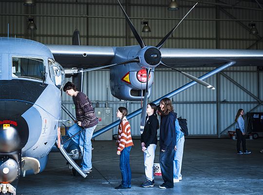 Wycieczka do 44 Bazę Lotnictwa Morskiego w Siemirowicach