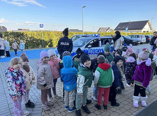 Spotkanie z policjantem w przedszkolu