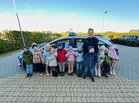 Spotkanie z policjantem w przedszkolu