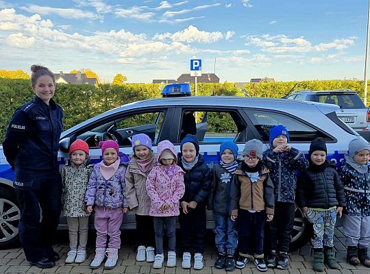 Spotkanie z policjantem w przedszkolu