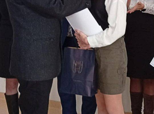 Sukces w konkursie wojewódzkim naszej uczennicy