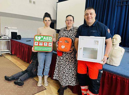 Nowy sprzęt ratujący życie w naszej szkole!
