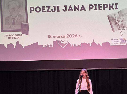 3 miejsce w Powiatowym Konkursie Recytatorskim dla naszej uczennicy