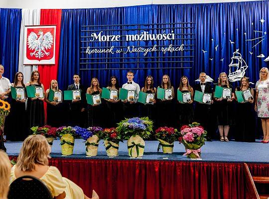 Uroczyste zakończenie roku szkolnego klas ósmych