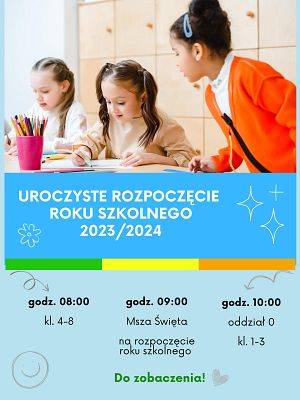 Uroczyste rozpoczęcie roku szkolnego 2023/24